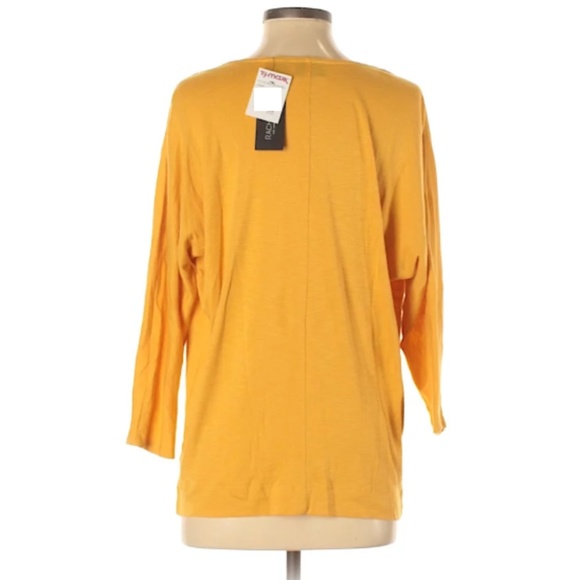 Rachel Zoe Cowl Neck Mustard Top - Picture 2 of 3
